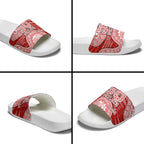Gold Coast Suns NAIDOC Week 2026 Slide Sandals Australian Aboriginal Dot Art Dreamtime Pattern Style