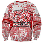 Gold Coast Suns NAIDOC Week 2026 Sweatshirt Australian Aboriginal Dot Art Dreamtime Pattern Style