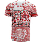 Gold Coast Suns NAIDOC Week 2026 T Shirt Australian Aboriginal Dot Art Dreamtime Pattern Style