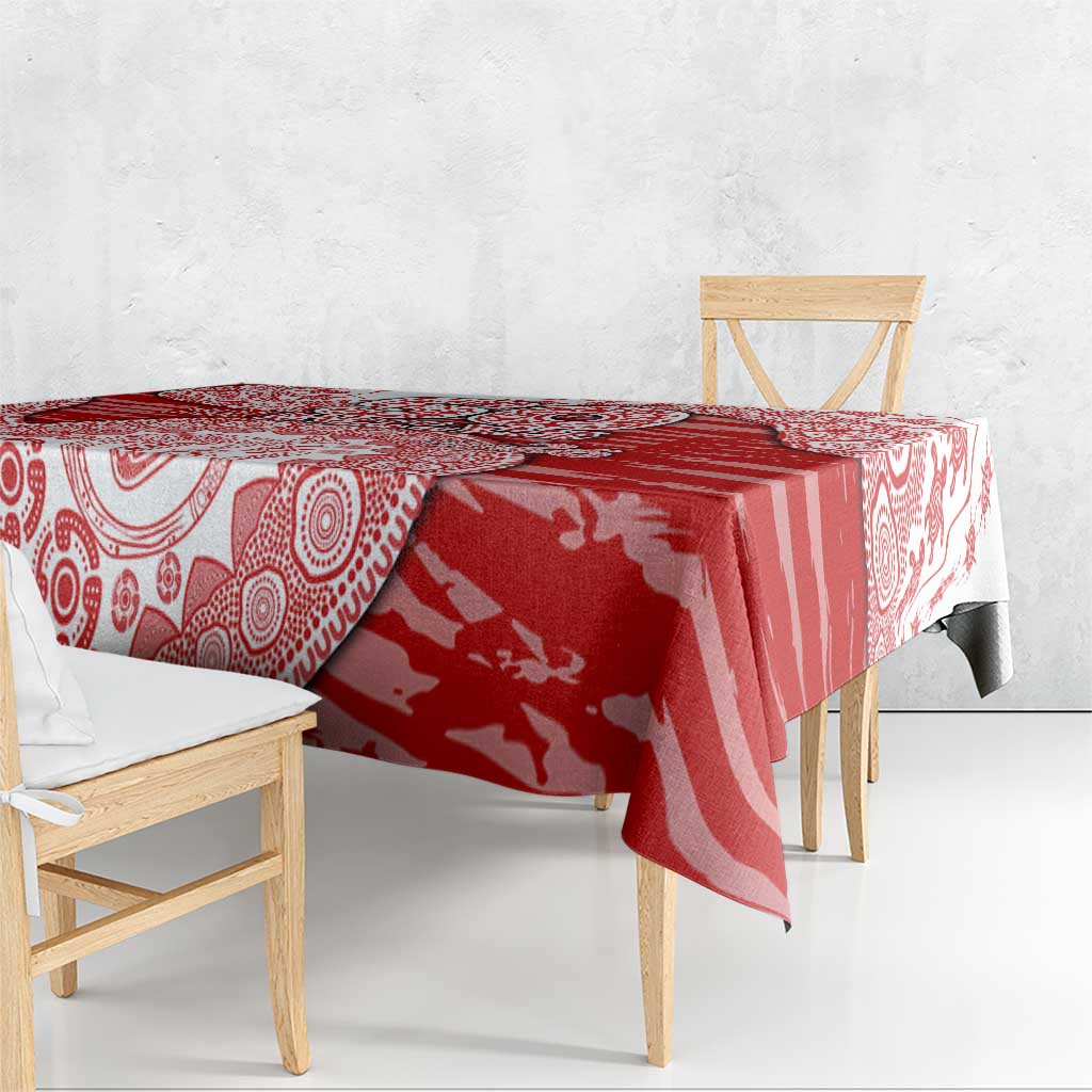 Gold Coast Suns NAIDOC Week 2026 Tablecloth Australian Aboriginal Dot Art Dreamtime Pattern Style