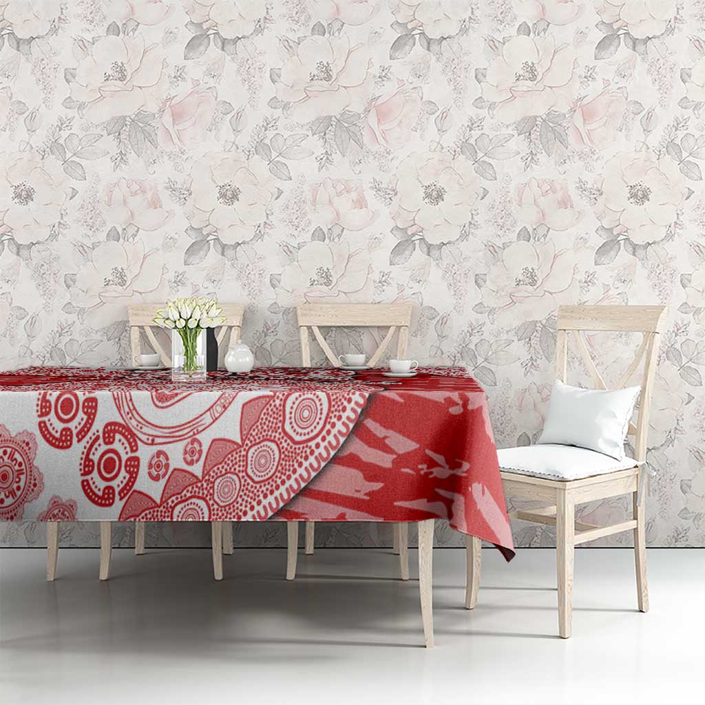 Gold Coast Suns NAIDOC Week 2026 Tablecloth Australian Aboriginal Dot Art Dreamtime Pattern Style