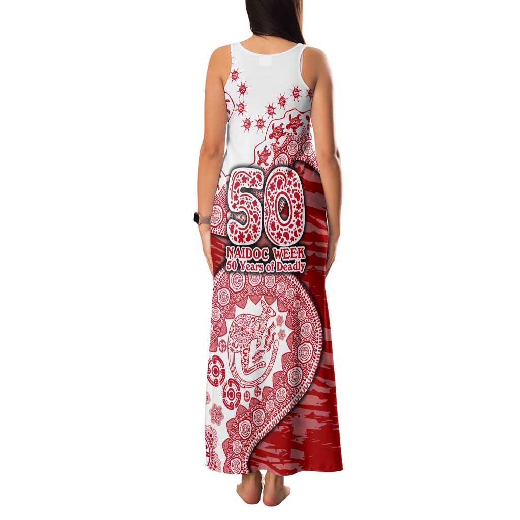 Gold Coast Suns NAIDOC Week 2026 Tank Maxi Dress Australian Aboriginal Dot Art Dreamtime Pattern Style