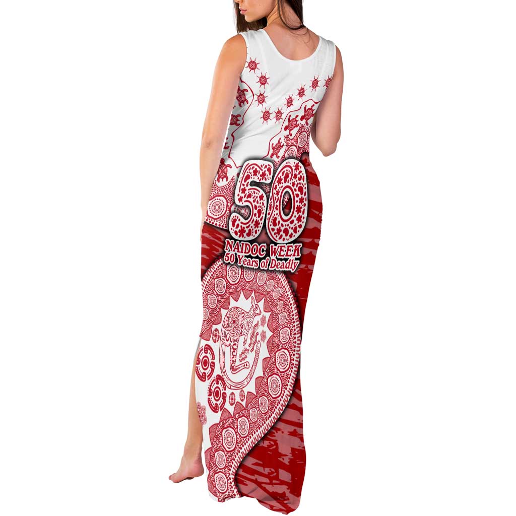 Gold Coast Suns NAIDOC Week 2026 Tank Maxi Dress Australian Aboriginal Dot Art Dreamtime Pattern Style