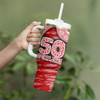 Gold Coast Suns NAIDOC Week 2026 Tumbler With Handle Australian Aboriginal Dot Art Dreamtime Pattern Style