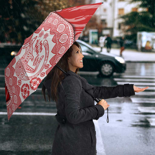 Gold Coast Suns NAIDOC Week 2026 Umbrella Australian Aboriginal Dot Art Dreamtime Pattern Style