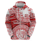 Gold Coast Suns NAIDOC Week 2026 Zip Hoodie Australian Aboriginal Dot Art Dreamtime Pattern Style
