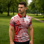 Gold Coast Suns NAIDOC Week 2026 Zipper Polo Shirt Australian Aboriginal Dot Art Dreamtime Pattern Style