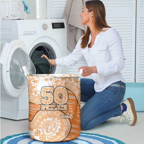 GWS Giants NAIDOC Week 2026 Laundry Basket Australian Aboriginal Dot Art Dreamtime Pattern Style