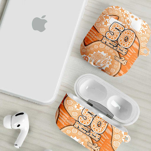 GWS Giants NAIDOC Week 2026 AirPods Case Australian Aboriginal Dot Art Dreamtime Pattern Style