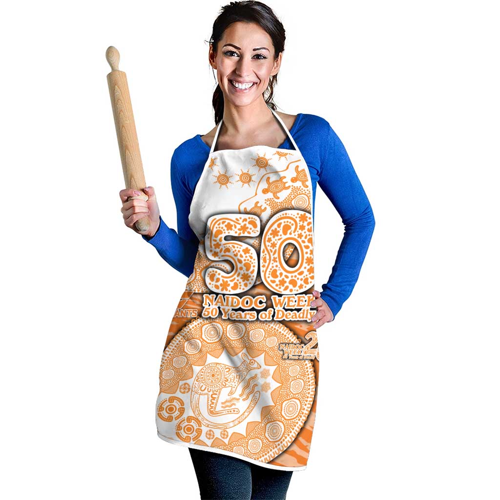GWS Giants NAIDOC Week 2026 Apron Australian Aboriginal Dot Art Dreamtime Pattern Style