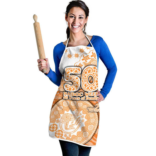 GWS Giants NAIDOC Week 2026 Apron Australian Aboriginal Dot Art Dreamtime Pattern Style