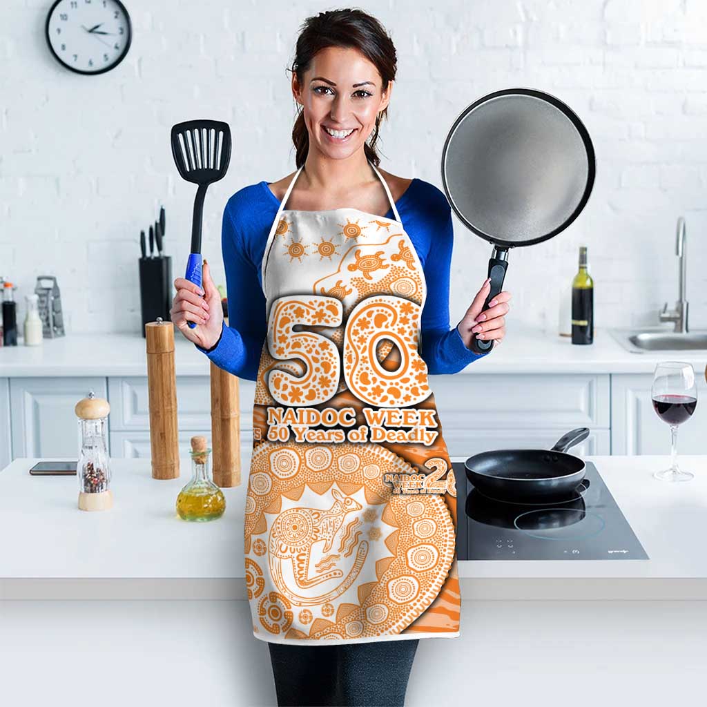 GWS Giants NAIDOC Week 2026 Apron Australian Aboriginal Dot Art Dreamtime Pattern Style