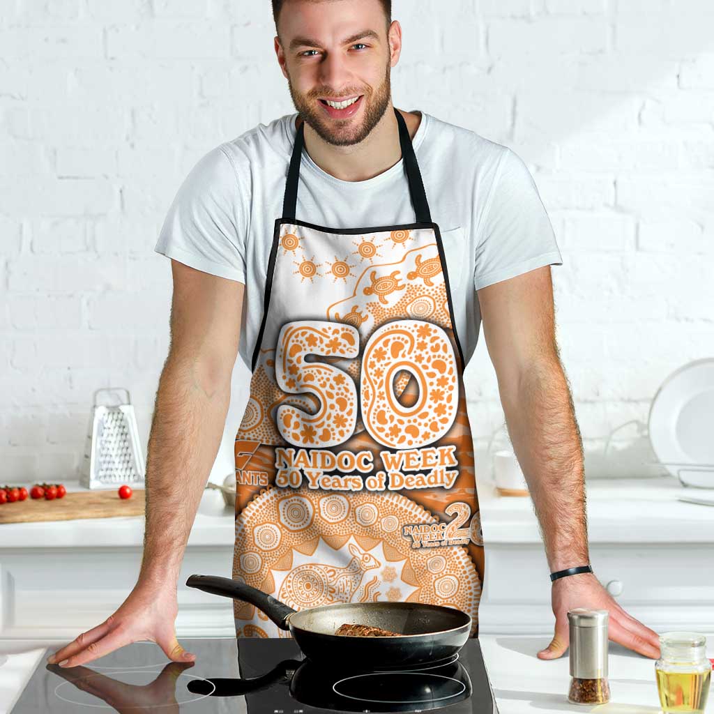GWS Giants NAIDOC Week 2026 Apron Australian Aboriginal Dot Art Dreamtime Pattern Style