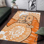 GWS Giants NAIDOC Week 2026 Area Rug Australian Aboriginal Dot Art Dreamtime Pattern Style