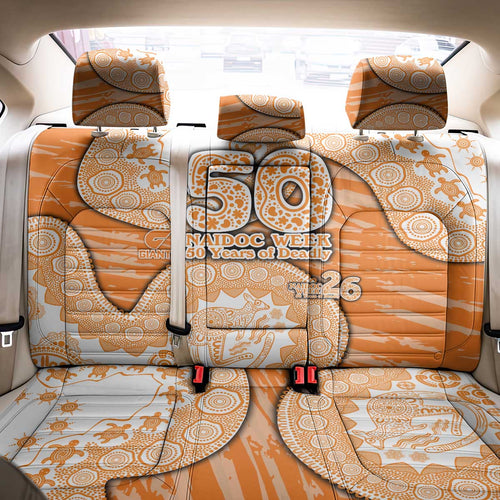 GWS Giants NAIDOC Week 2026 Back Car Seat Cover Australian Aboriginal Dot Art Dreamtime Pattern Style