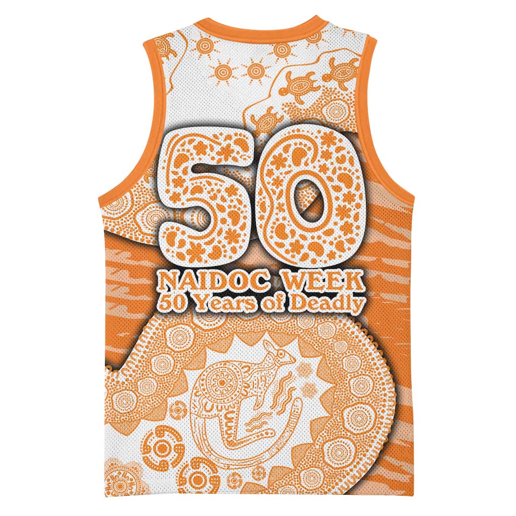 GWS Giants NAIDOC Week 2026 Basketball Jersey Australian Aboriginal Dot Art Dreamtime Pattern Style