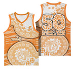 GWS Giants NAIDOC Week 2026 Basketball Jersey Australian Aboriginal Dot Art Dreamtime Pattern Style