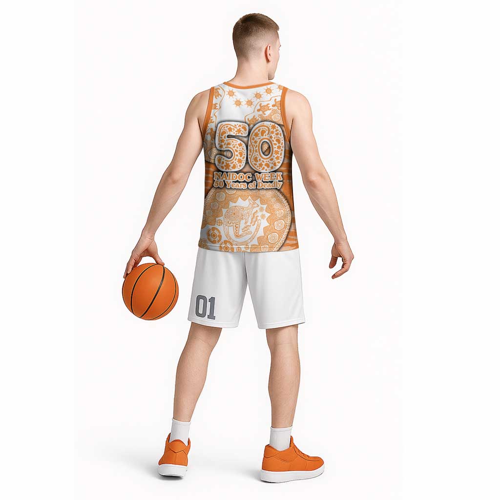 GWS Giants NAIDOC Week 2026 Basketball Jersey Australian Aboriginal Dot Art Dreamtime Pattern Style