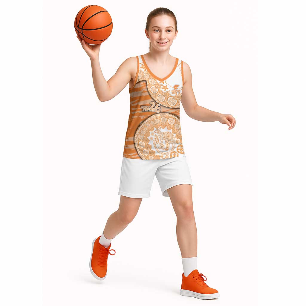GWS Giants NAIDOC Week 2026 Basketball Jersey Australian Aboriginal Dot Art Dreamtime Pattern Style
