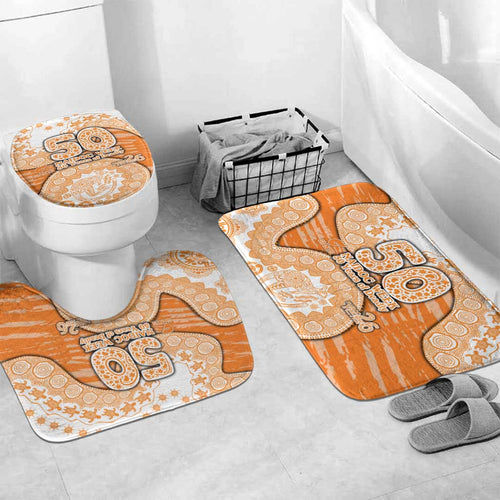GWS Giants NAIDOC Week 2026 Bathroom Set Australian Aboriginal Dot Art Dreamtime Pattern Style