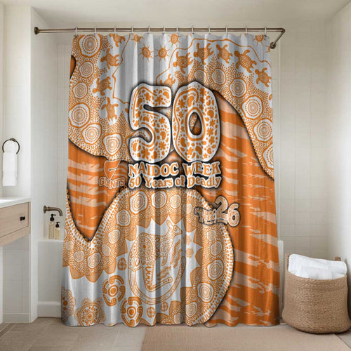 GWS Giants NAIDOC Week 2026 Bathroom Set Australian Aboriginal Dot Art Dreamtime Pattern Style
