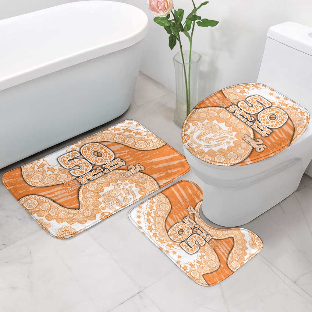 GWS Giants NAIDOC Week 2026 Bathroom Set Australian Aboriginal Dot Art Dreamtime Pattern Style