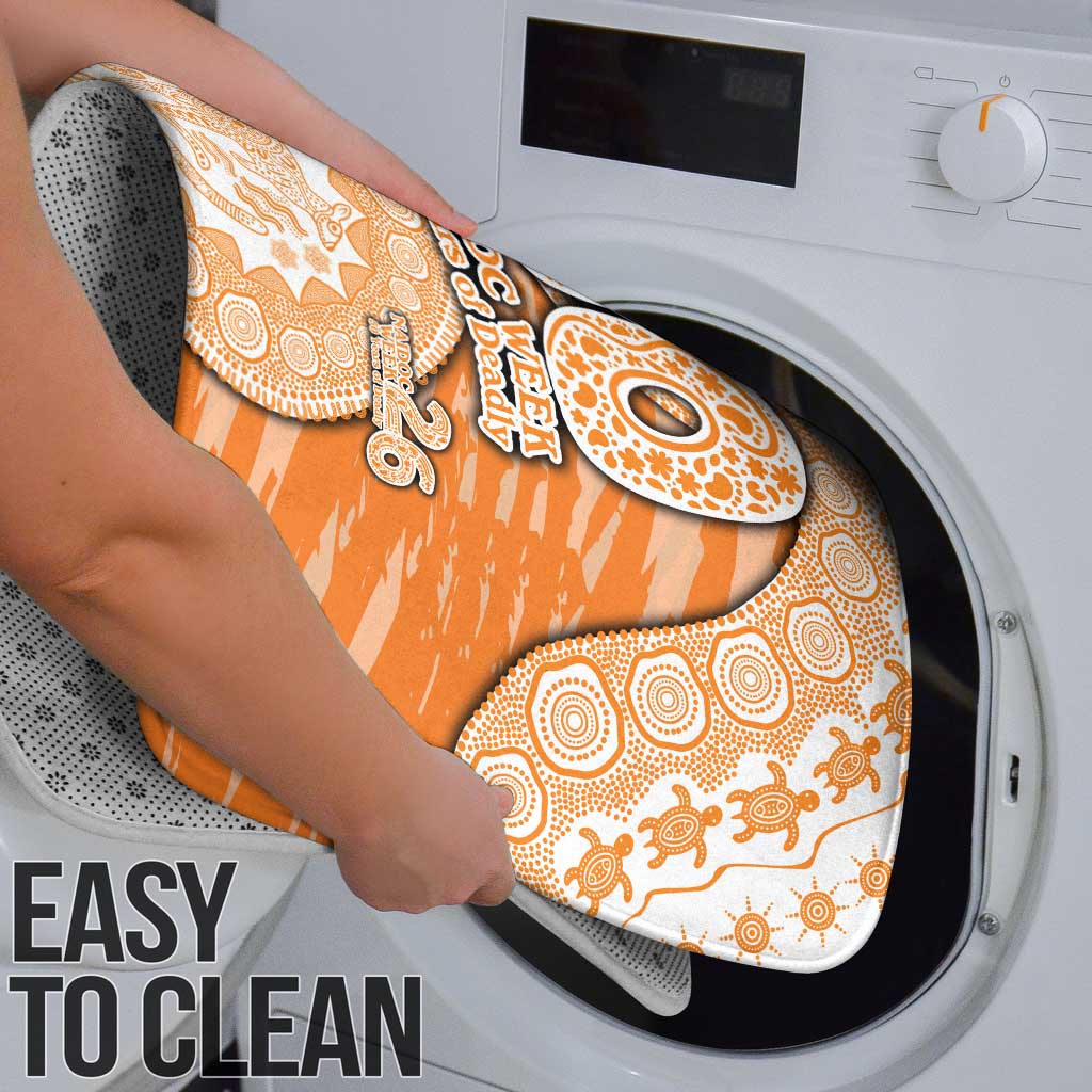 GWS Giants NAIDOC Week 2026 Bathroom Set Australian Aboriginal Dot Art Dreamtime Pattern Style