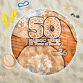 GWS Giants NAIDOC Week 2026 Beach Blanket Australian Aboriginal Dot Art Dreamtime Pattern Style