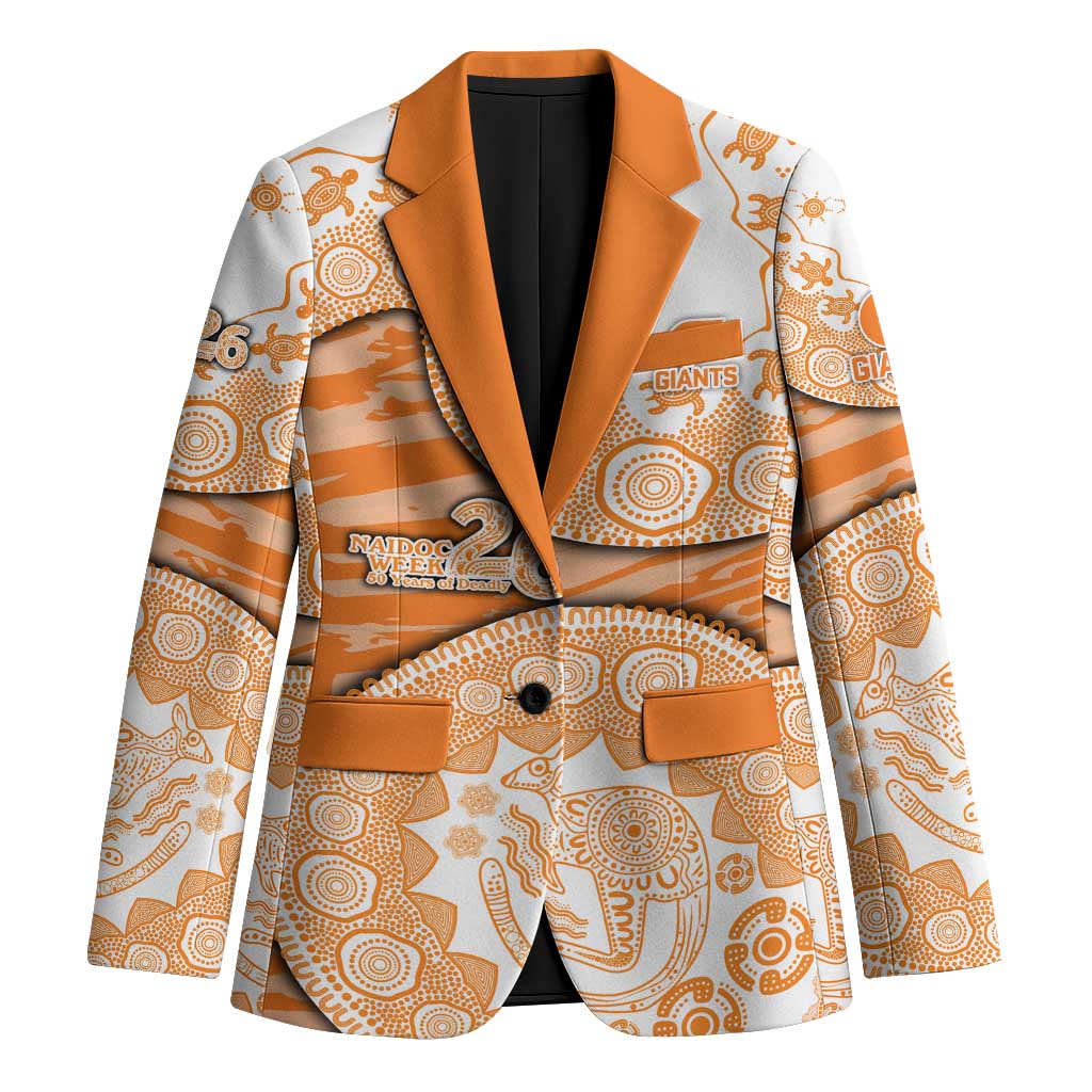 GWS Giants NAIDOC Week 2026 Blazer Australian Aboriginal Dot Art Dreamtime Pattern Style