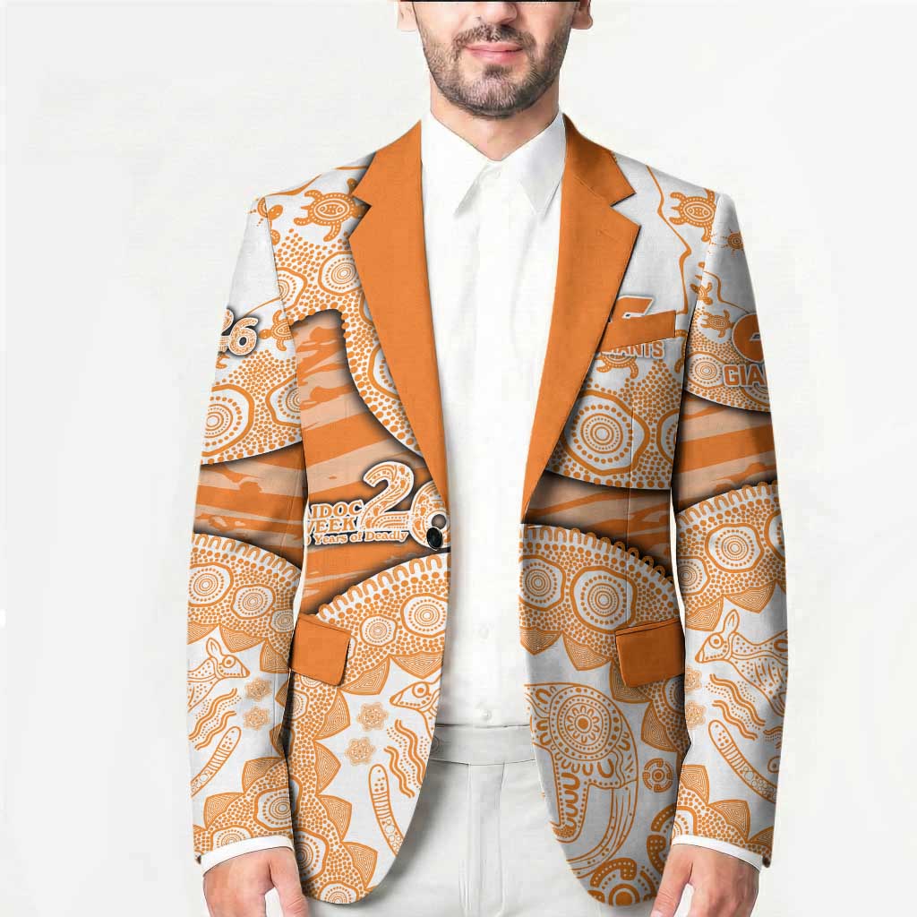 GWS Giants NAIDOC Week 2026 Blazer Australian Aboriginal Dot Art Dreamtime Pattern Style