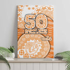 GWS Giants NAIDOC Week 2026 Canvas Wall Art Australian Aboriginal Dot Art Dreamtime Pattern Style