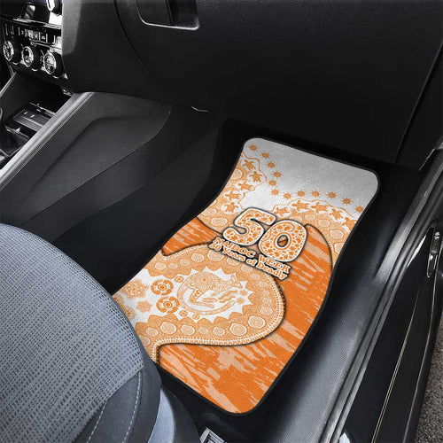 GWS Giants NAIDOC Week 2026 Car Mats Australian Aboriginal Dot Art Dreamtime Pattern Style