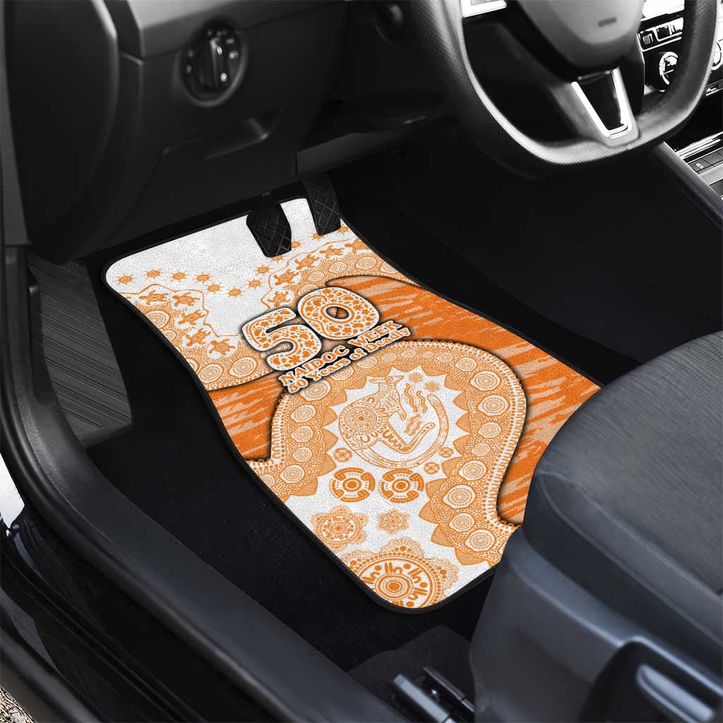 GWS Giants NAIDOC Week 2026 Car Mats Australian Aboriginal Dot Art Dreamtime Pattern Style