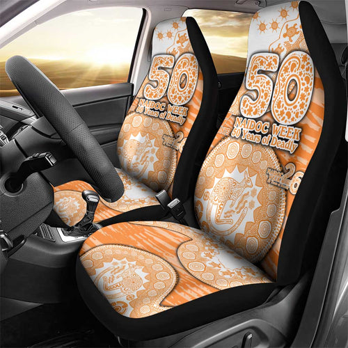 GWS Giants NAIDOC Week 2026 Car Seat Cover Australian Aboriginal Dot Art Dreamtime Pattern Style