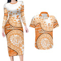 GWS Giants NAIDOC Week 2026 Couples Matching Long Sleeve Bodycon Dress and Hawaiian Shirt Australian Aboriginal Dot Art Dreamtime Pattern Style