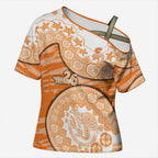 GWS Giants NAIDOC Week 2026 Cross Shoulder Shirt Australian Aboriginal Dot Art Dreamtime Pattern Style