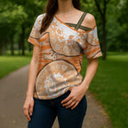GWS Giants NAIDOC Week 2026 Cross Shoulder Shirt Australian Aboriginal Dot Art Dreamtime Pattern Style