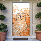 GWS Giants NAIDOC Week 2026 Door Cover Australian Aboriginal Dot Art Dreamtime Pattern Style