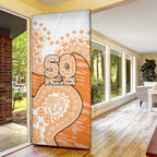 GWS Giants NAIDOC Week 2026 Door Cover Australian Aboriginal Dot Art Dreamtime Pattern Style