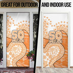 GWS Giants NAIDOC Week 2026 Door Cover Australian Aboriginal Dot Art Dreamtime Pattern Style