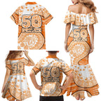 GWS Giants NAIDOC Week 2026 Family Matching Mermaid Dress and Hawaiian Shirt Australian Aboriginal Dot Art Dreamtime Pattern Style