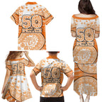 GWS Giants NAIDOC Week 2026 Family Matching Puletasi and Hawaiian Shirt Australian Aboriginal Dot Art Dreamtime Pattern Style