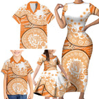 GWS Giants NAIDOC Week 2026 Family Matching Short Sleeve Bodycon Dress and Hawaiian Shirt Australian Aboriginal Dot Art Dreamtime Pattern Style