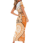 GWS Giants NAIDOC Week 2026 Family Matching Short Sleeve Bodycon Dress and Hawaiian Shirt Australian Aboriginal Dot Art Dreamtime Pattern Style