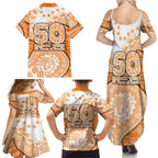 GWS Giants NAIDOC Week 2026 Family Matching Summer Maxi Dress and Hawaiian Shirt Australian Aboriginal Dot Art Dreamtime Pattern Style