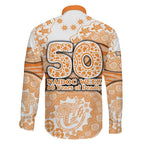 GWS Giants NAIDOC Week 2026 Family Matching Tank Maxi Dress and Hawaiian Shirt Australian Aboriginal Dot Art Dreamtime Pattern Style