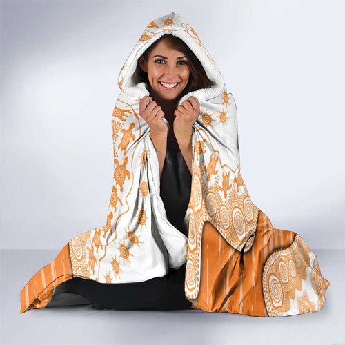 GWS Giants NAIDOC Week 2026 Hooded Blanket Australian Aboriginal Dot Art Dreamtime Pattern Style