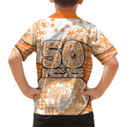 GWS Giants NAIDOC Week 2026 Kid Hawaiian Shirt Australian Aboriginal Dot Art Dreamtime Pattern Style