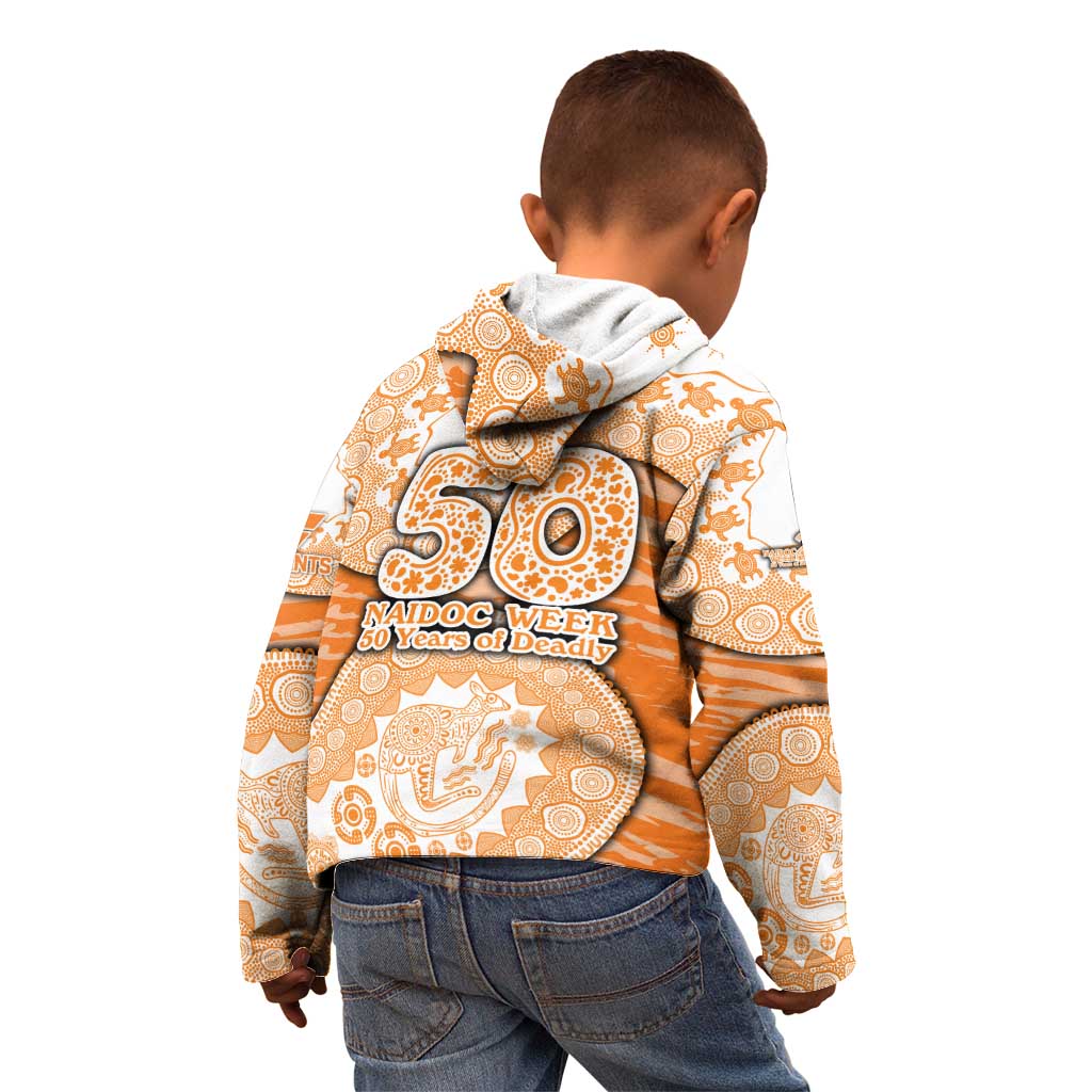 GWS Giants NAIDOC Week 2026 Kid Hoodie Australian Aboriginal Dot Art Dreamtime Pattern Style