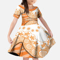 GWS Giants NAIDOC Week 2026 Kid Short Sleeve Dress Australian Aboriginal Dot Art Dreamtime Pattern Style